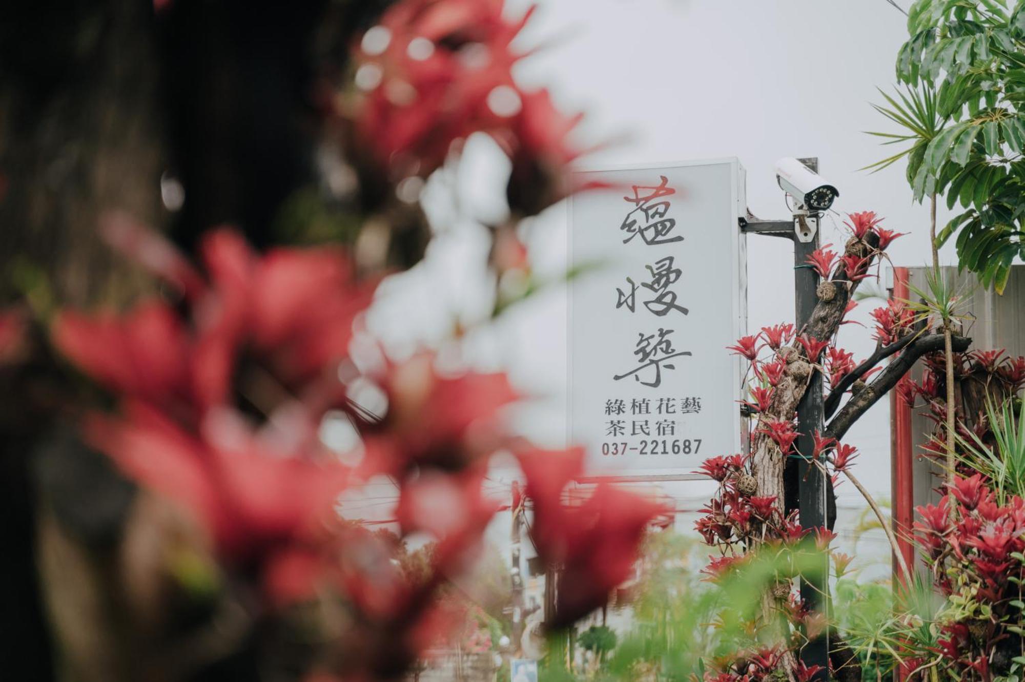 蘊慢築 茶花藝主題民宿 Yun Man Zhu Homestay Gongguan Exteriér fotografie